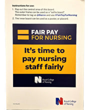 Load image into Gallery viewer, Selfie Board Fair Pay For Nursing