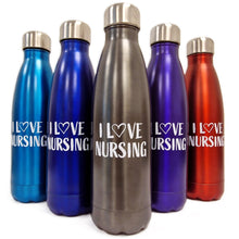 Load image into Gallery viewer, I Love Nursing Doubled-Walled Drinks Bottle
