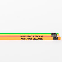 Load image into Gallery viewer, Nursing Rocks Neon Pencil
