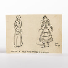 Load image into Gallery viewer, Postcard - Why not a little more freedom in design