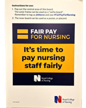 Load image into Gallery viewer, Selfie Board Fair Pay For Nursing
