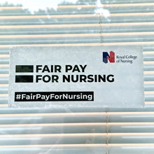 Load image into Gallery viewer, Fair Pay For Nursing Window sticker
