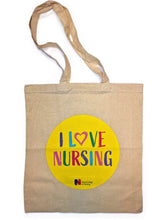 Load image into Gallery viewer, I Love Nursing tote bag (three designs)
