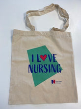 Load image into Gallery viewer, I Love Nursing tote bag (three designs)
