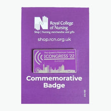 Load image into Gallery viewer, Congress commemorative Badge - Glasgow 2022
