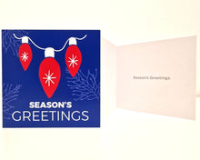 Load image into Gallery viewer, Season&#39;s Greeting 8 Cards - 4 festive designs
