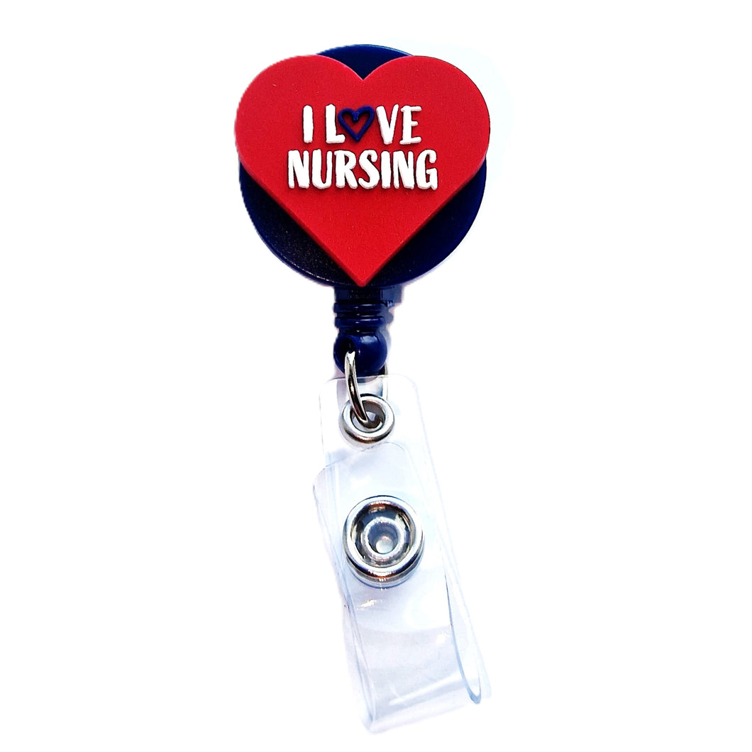 I Love Nursing Pull Reel
