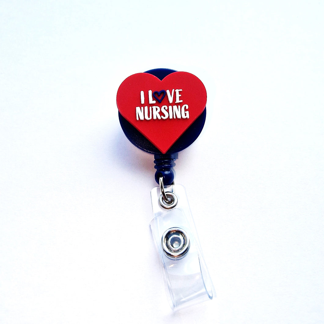 I Love Nursing Pull Reel
