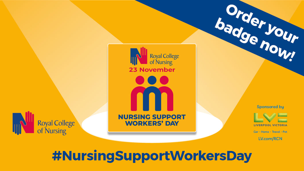 Nursing Support Workers' Enamel Badge - 010436